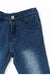 Blue Washed Double Layer Girls Bell Bottom Jeans - LECCE