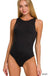 Boat Neck Sleeveless Bodysuit - LECCE