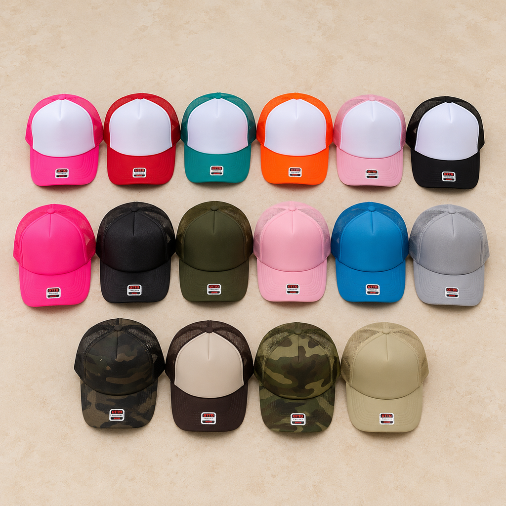 Boot Stitch Faux Western Foam Front Trucker Hat