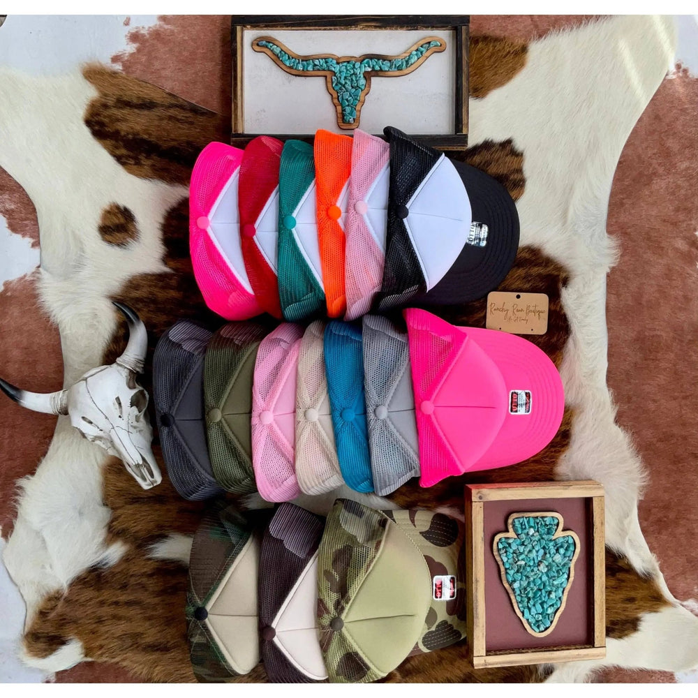 Boot Stitch Faux Western Foam Front Trucker Hat - LECCE