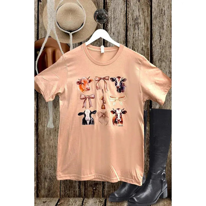 Bow Cow T-shirt - LECCE