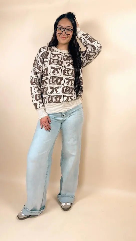Bows & Horseshoes Sweater