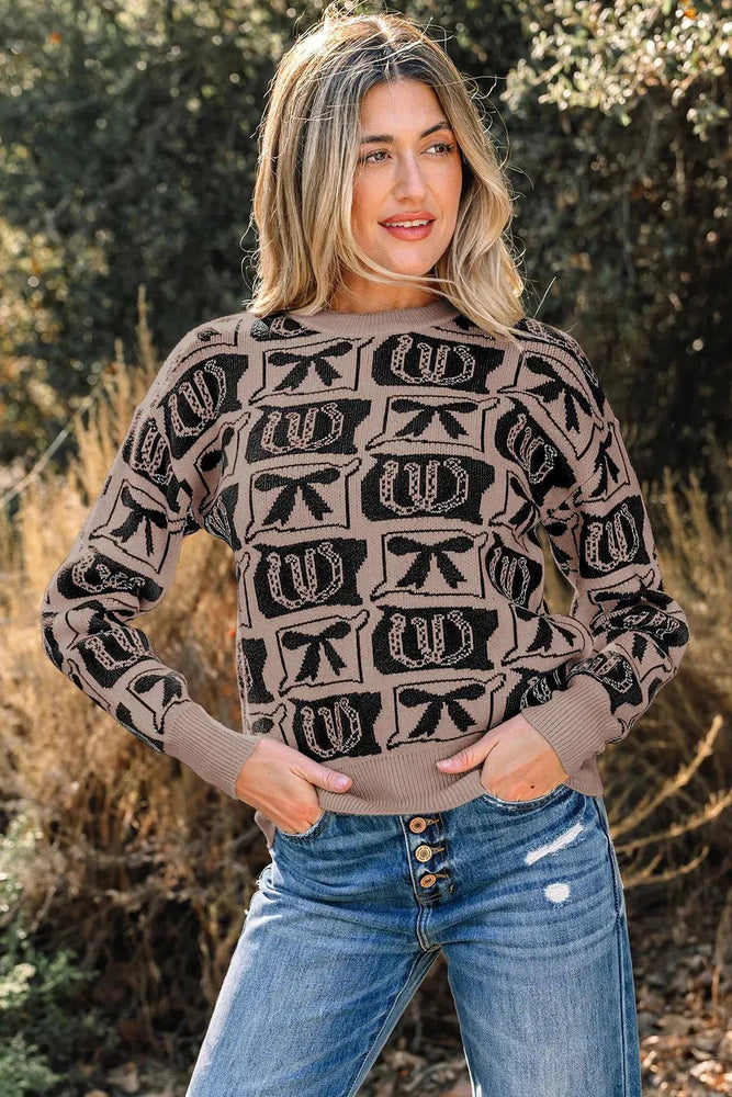 Bows & Horseshoes Sweater - LECCE