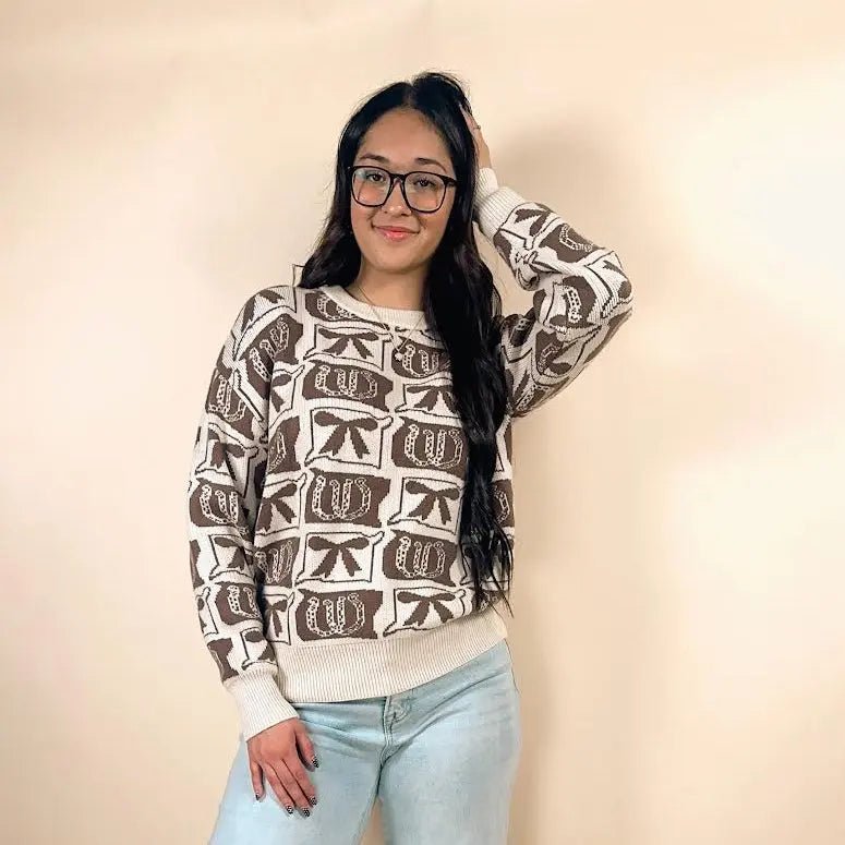Bows & Horseshoes Sweater