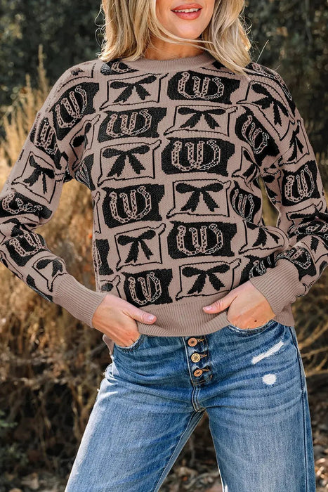 Bows & Horseshoes Sweater - LECCE