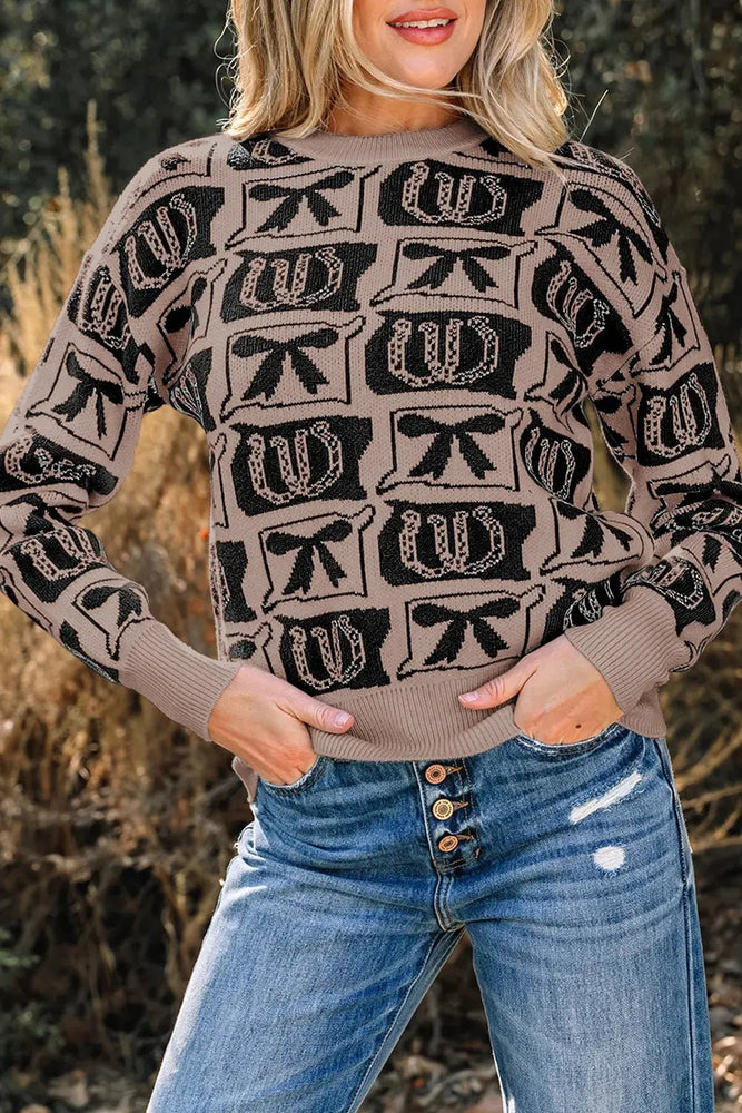 Bows & Horseshoes Sweater - LECCE