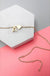 Brass Monogram Initial Heart Cahrm Necklace - LECCE