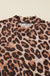 Brown Leopard Long Sleeve Mesh Top - LECCE