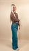 Brown Leopard Long Sleeve Mesh Top - LECCE