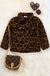 Brown Leopard Printed Shacket. - LECCE