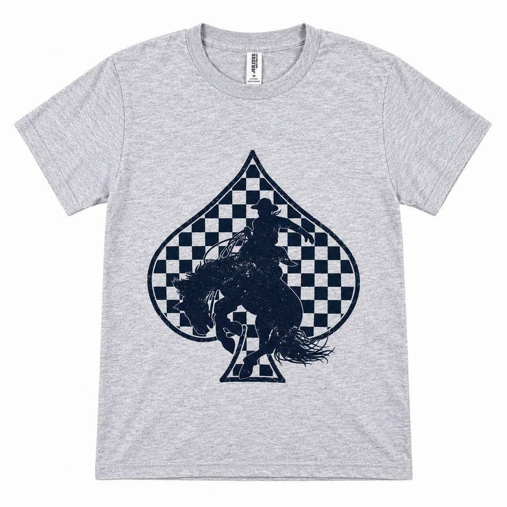 Bucking Bronco Spade T-Shirt