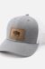 Buffalo Hat | Leather Patch Trucker Hat - LECCE