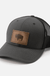 Buffalo Hat | Leather Patch Trucker Hat - LECCE