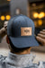 Buffalo Hat | Leather Patch Trucker Hat - LECCE