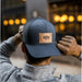 Buffalo Hat | Leather Patch Trucker Hat - LECCE