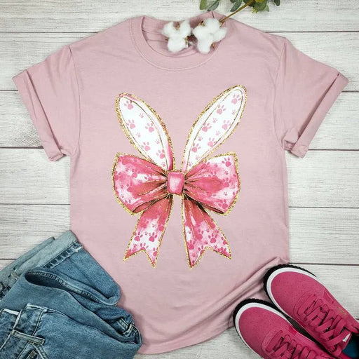 Bunny Ears With Ribbon T-shirt - LECCE