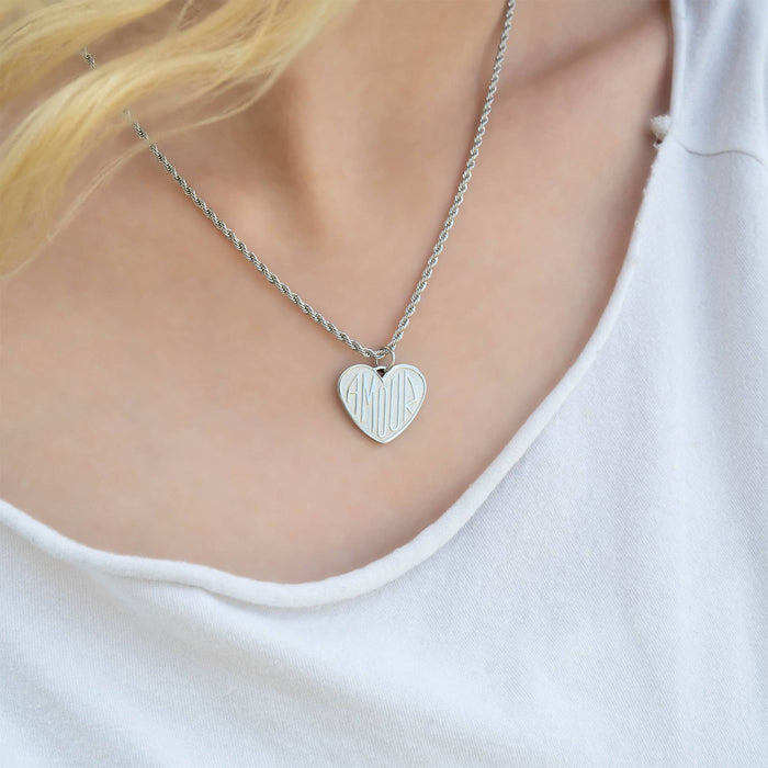 Stainless Steel Rope Chain Necklace