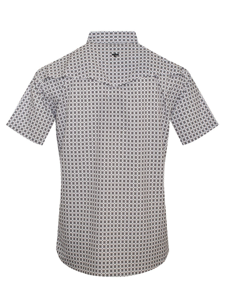 Men’s UPF 50+ Sun Protection Short Sleeve Western Shirt-RT101S-1103 Rodeo Clothing