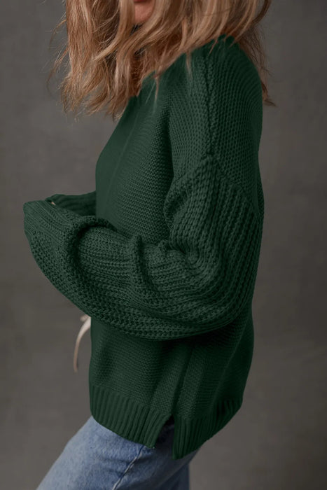 Front Seam Loose Sweater