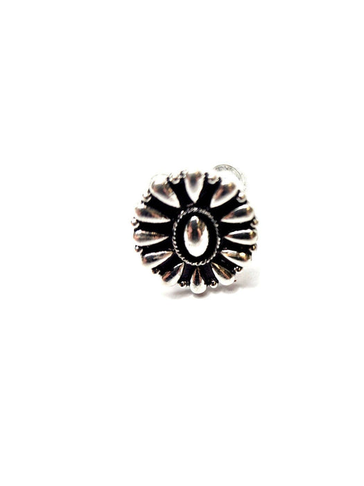 Western Concho Metal Cuff Ring