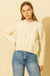 Cable Knit With Button Down Cardigan - LECCE