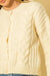 Cable Knit With Button Down Cardigan - LECCE