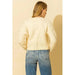 Cable Knit With Button Down Cardigan - LECCE