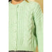 Cable Knit With Button Down Cardigan - LECCE