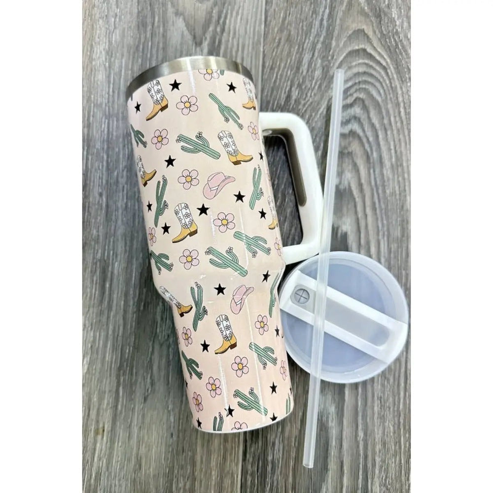CACTUS BOOTS STAINLESS STEEL TUMBLERS CUP 40oz - LECCE