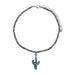Cactus Gemstone Navajo Pearl Choker Necklace - LECCE