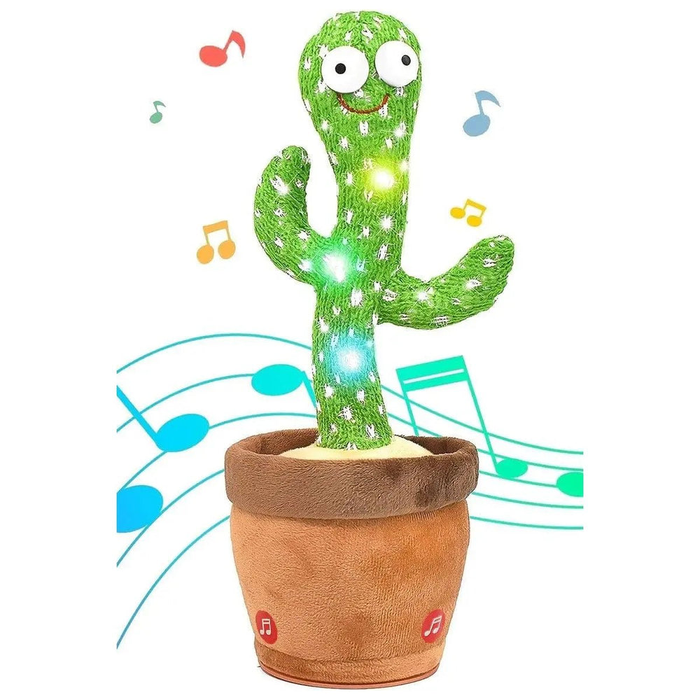 Cactus Sound Mimicking LED Dancing Plush Toy - LECCE