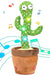 Cactus Sound Mimicking LED Dancing Plush Toy - LECCE