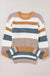Camel Classic Round Neck Colorblock Knit Sweater - LECCE