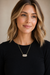 Model wearing Camo Necklace