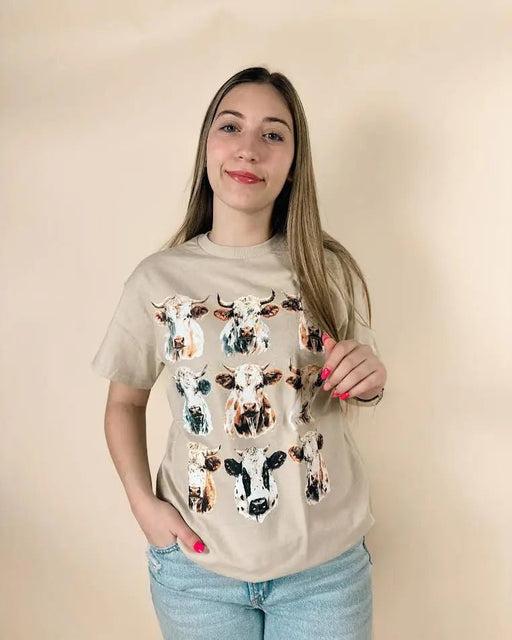 Cattle Collage Tee - LECCE