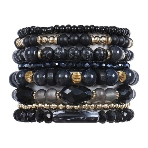 Charm Layered Stackable Versatile Bracelet Set - LECCE