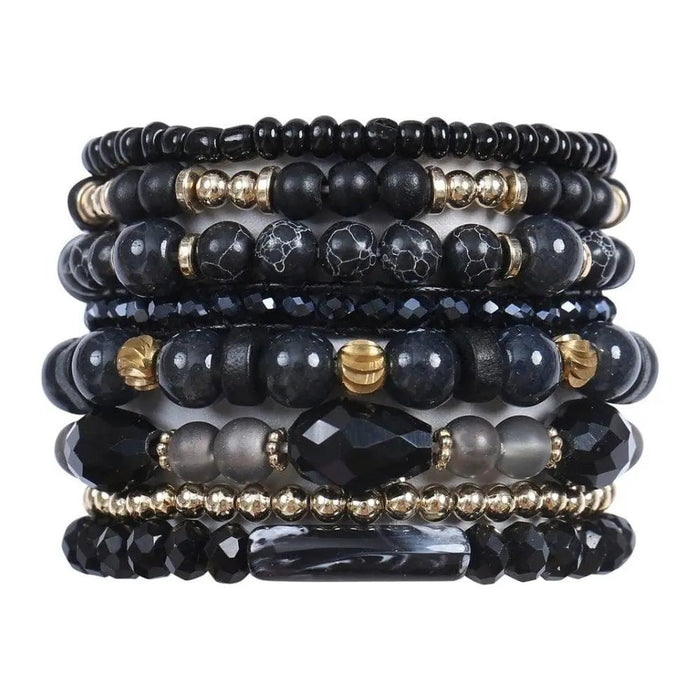 Charm Layered Stackable Versatile Bracelet Set - LECCE