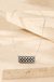 Checker Bar Design Necklace on cream stone display