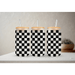 Checkered | 20 oz Glass Tumbler with Bamboo Lid & Straw - LECCE