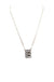 Checkered Bubble Initial Necklace - LECCE