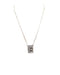 Checkered Bubble Initial Necklace - LECCE