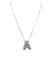 Checkered Bubble Initial Necklace - LECCE