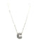 Checkered Bubble Initial Necklace - LECCE