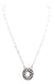 Checkered Bubble Initial Necklace - LECCE