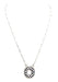 Checkered Bubble Initial Necklace - LECCE