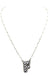 Checkered Bubble Initial Necklace - LECCE