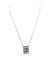 Checkered Bubble Initial Necklace - LECCE
