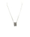 Checkered Bubble Initial Necklace - LECCE