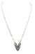 Checkered Bubble Initial Necklace - LECCE