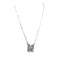 Checkered Bubble Initial Necklace - LECCE